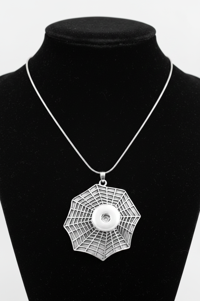 Statement Spider Web Necklace
