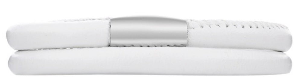 White Double Wrap Bracelet