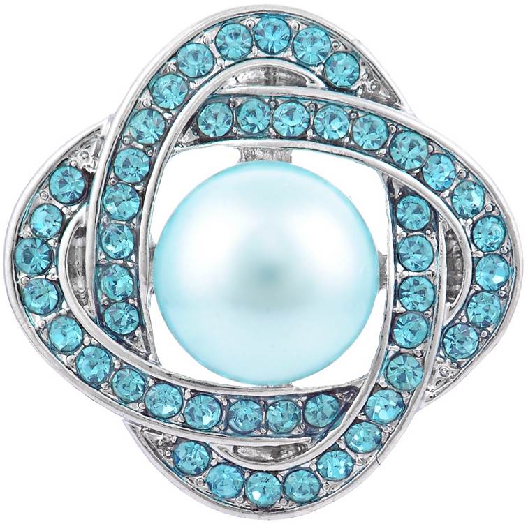 Statement Bling Swirl Snap