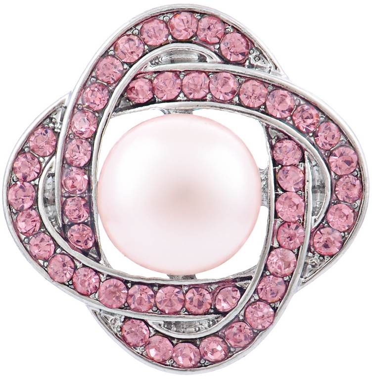 Statement Bling Swirl Snap