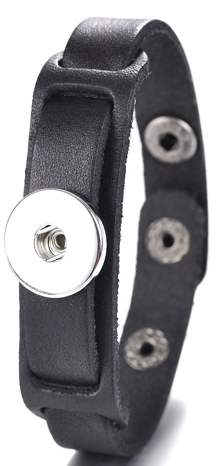 Statement Leather Bracelet