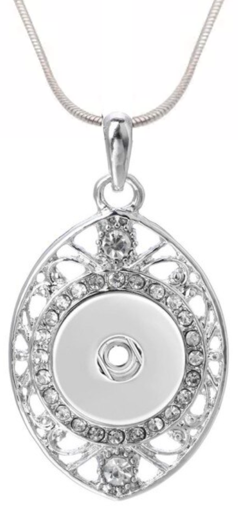 Statement Vintage Crystal Badge Reel