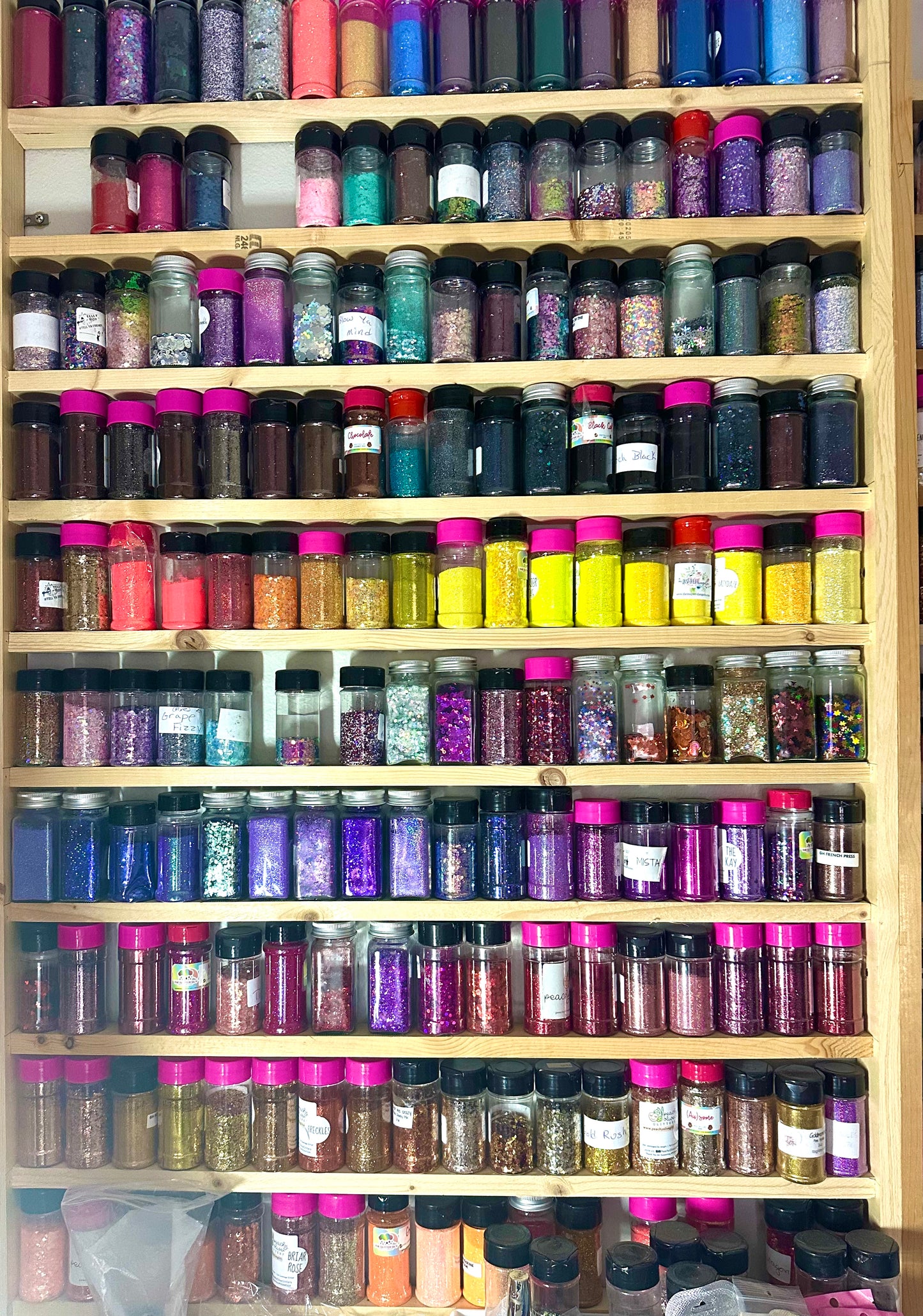Statement Custom Color Glitter Snap