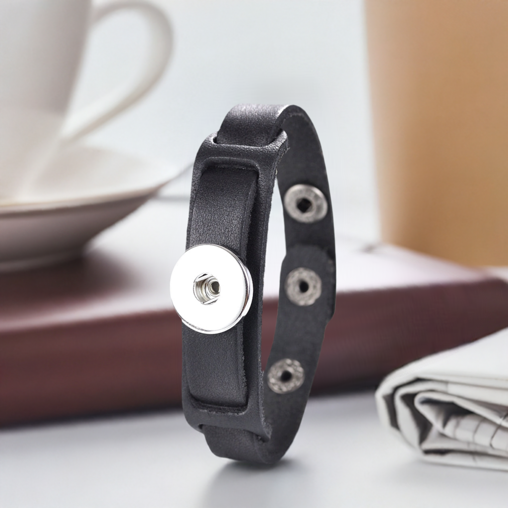 Statement Leather Bracelet