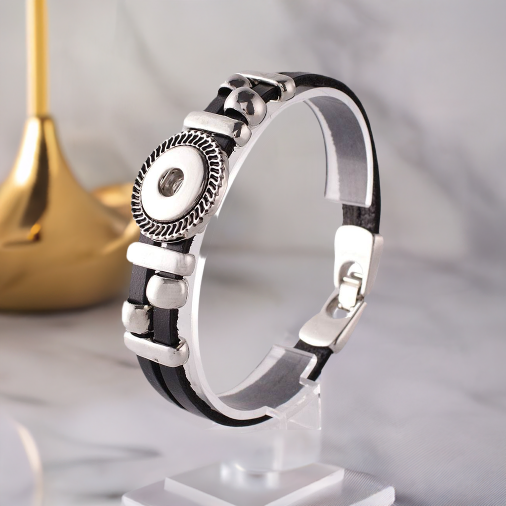 Statement Leather Bracelet