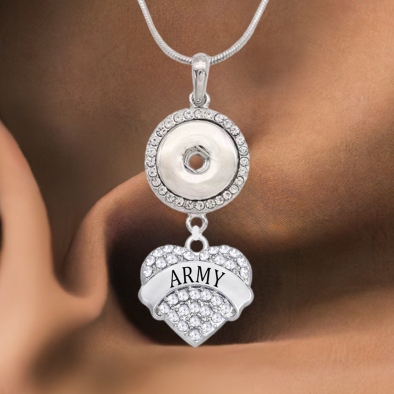 Statement Dangle Heart Necklace