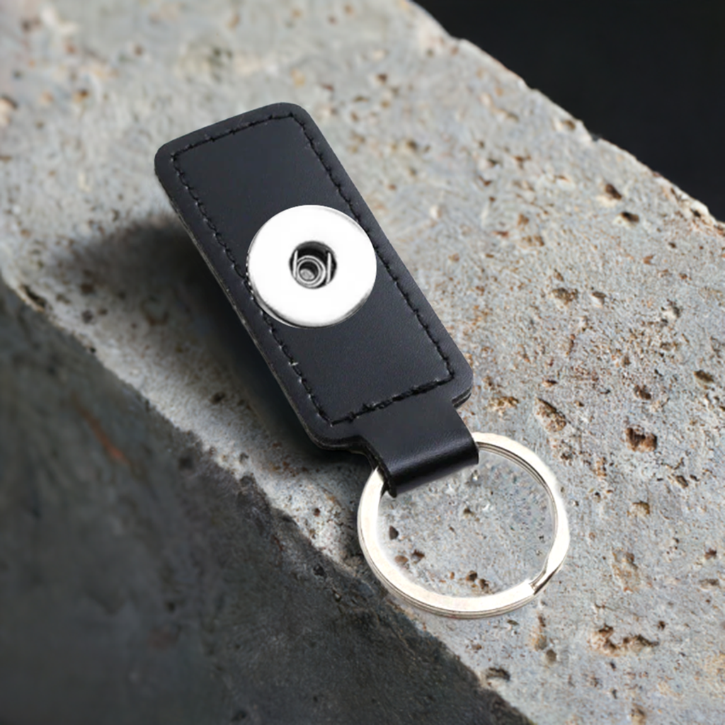 Statement 1 Snap Keychain/Purse Decoration: Black
