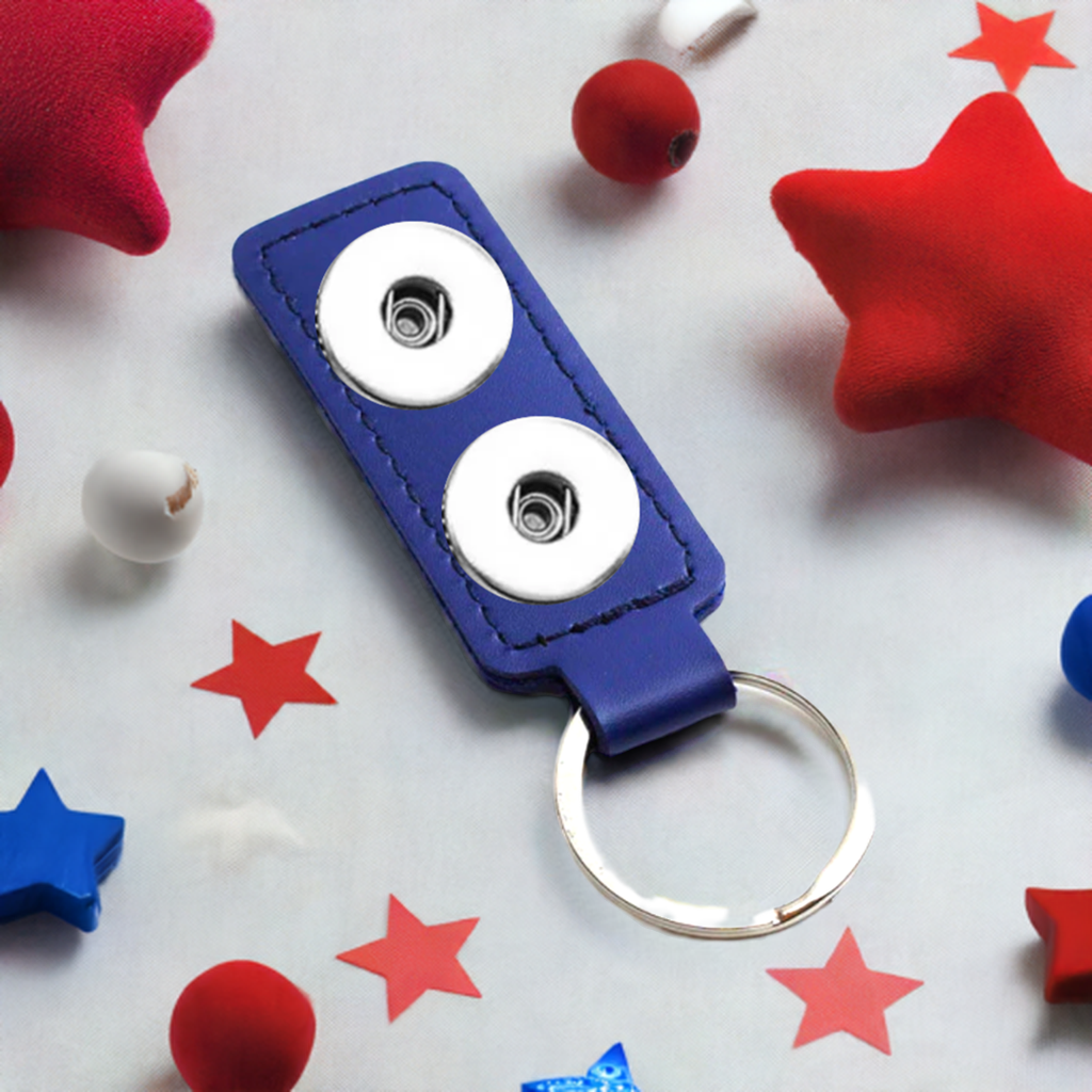 Statement 2 Snap Keychain: Deep Blue