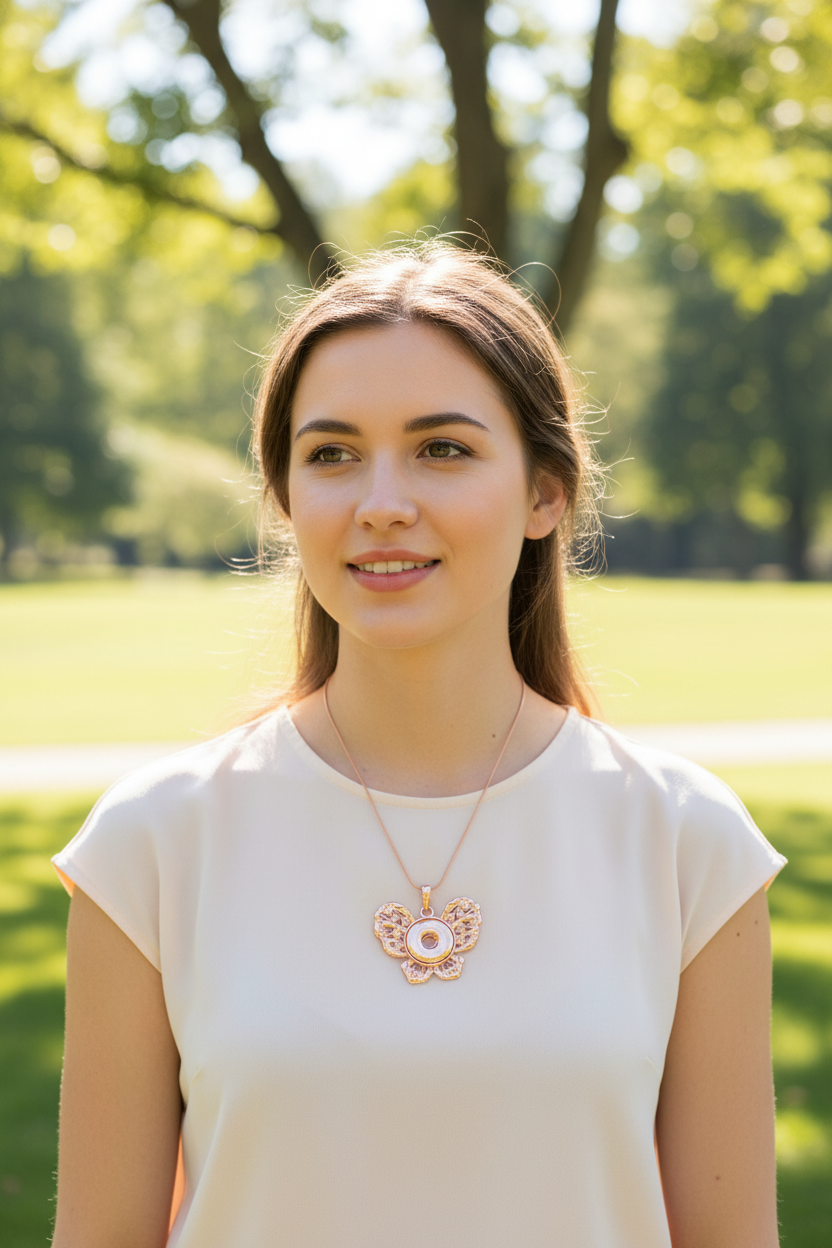 Statement Butterfly Necklace