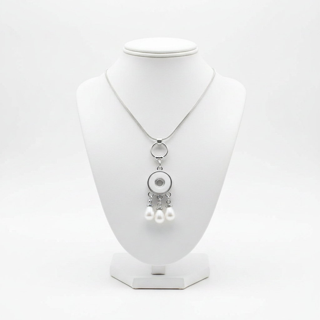 Petite Pearl Dangle Necklace