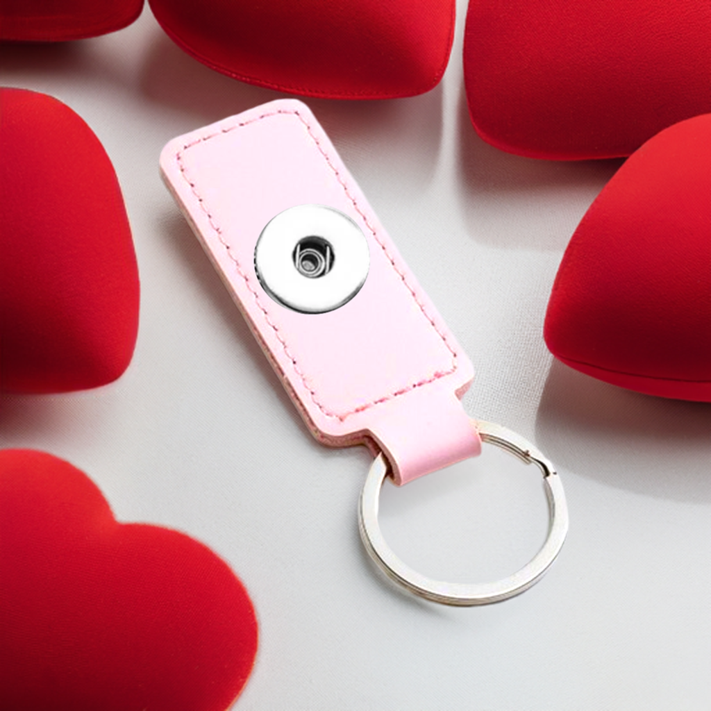 Statement 1 Snap Keychain: Pink
