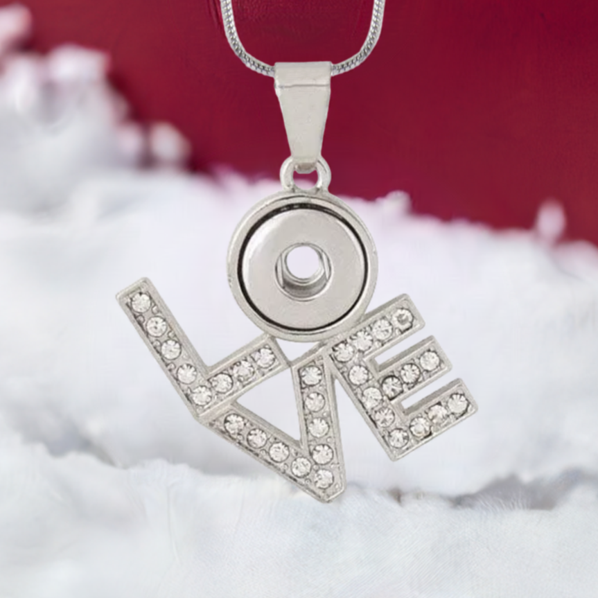 Statement Crystal Love Necklace