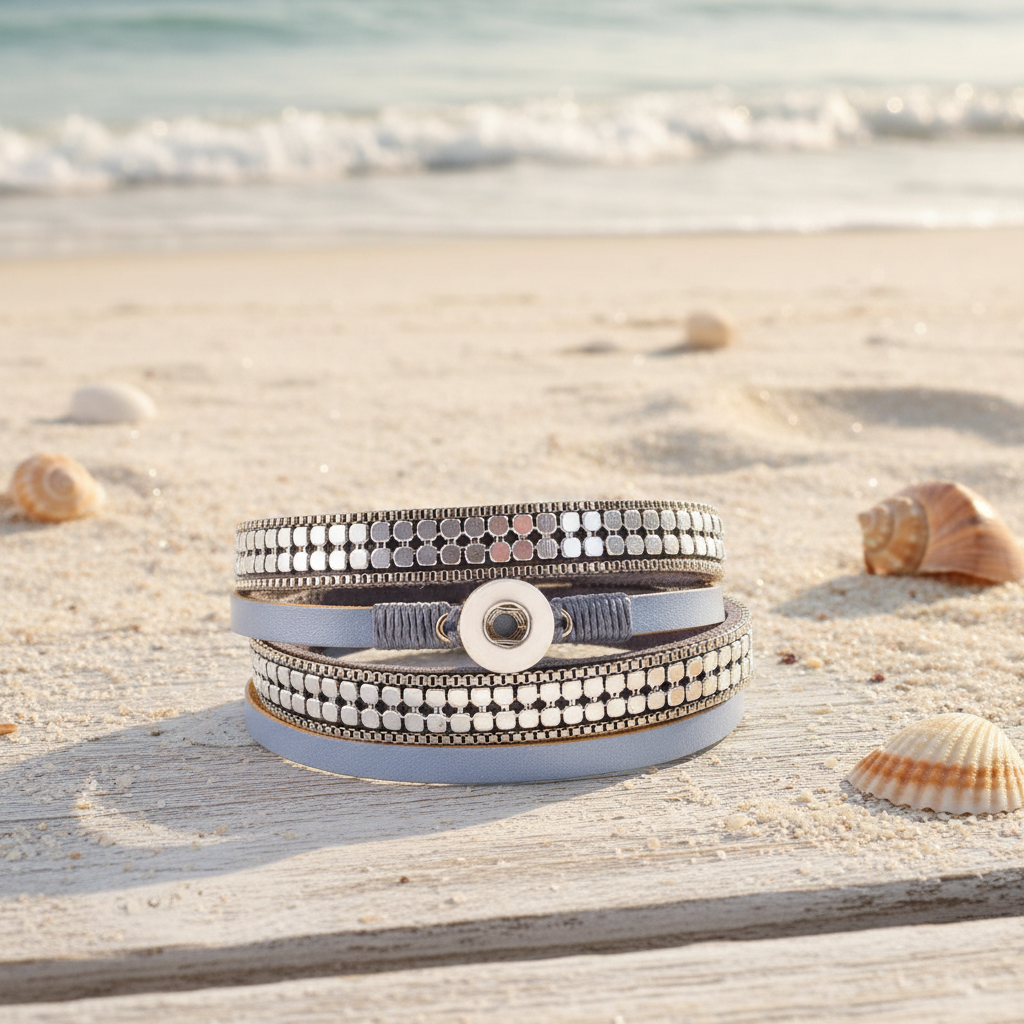 Petite Silver Wrap Bracelet