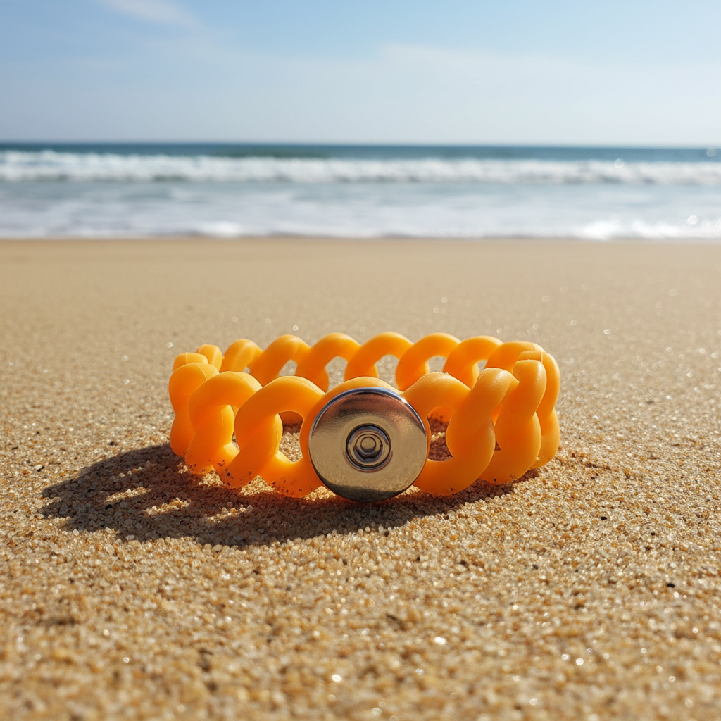 Statement Silicone Stretch Bracelet