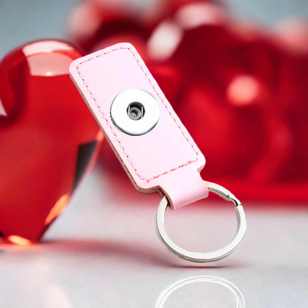 Statement 1 Snap Keychain: Pink