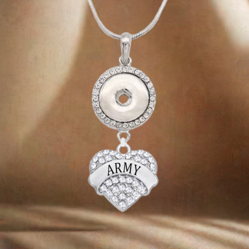 Statement Dangle Heart Necklace