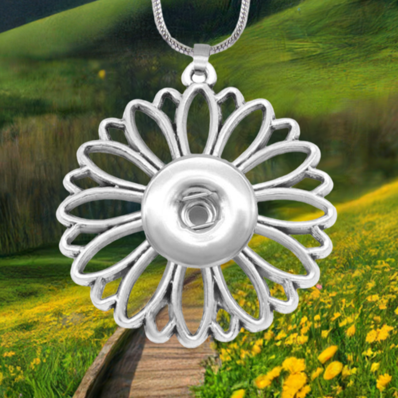 Statement Sunflower Necklace