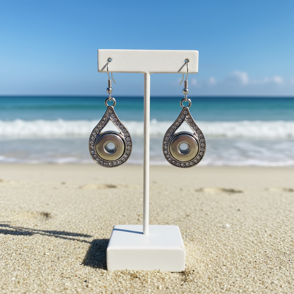 Petite Crystal Raindrop Earrings