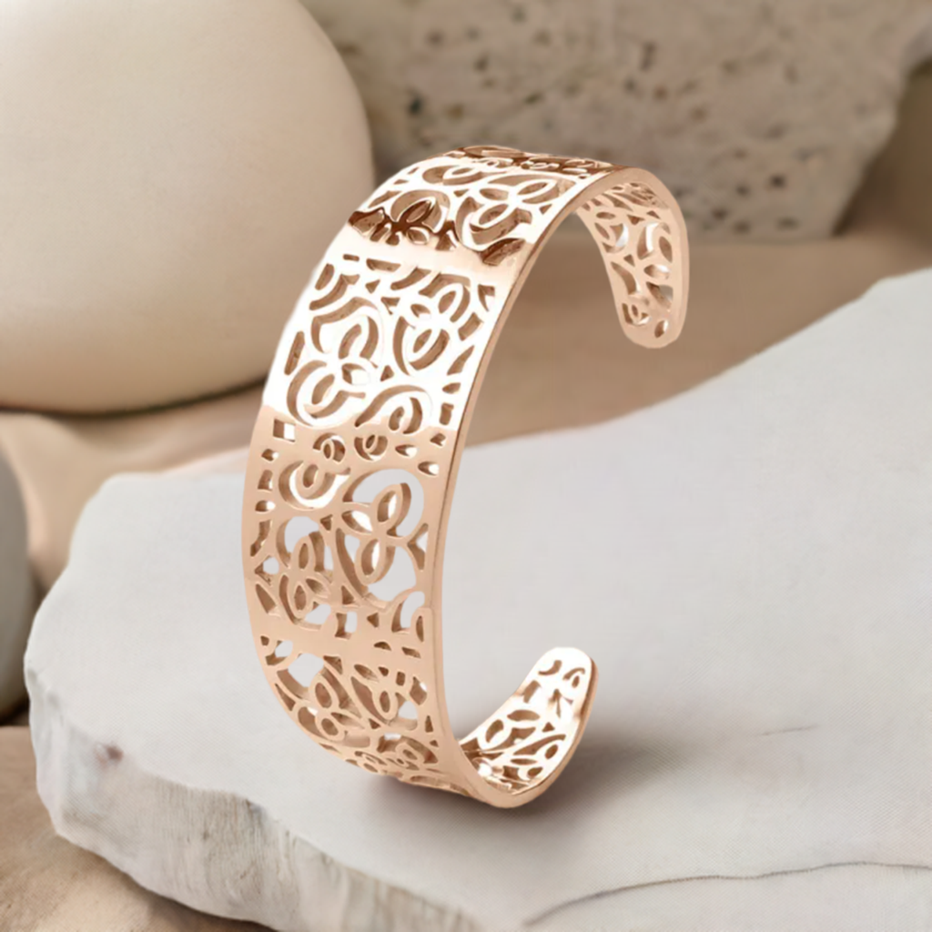 Rose Gold Adjustable Cuff Bracelet