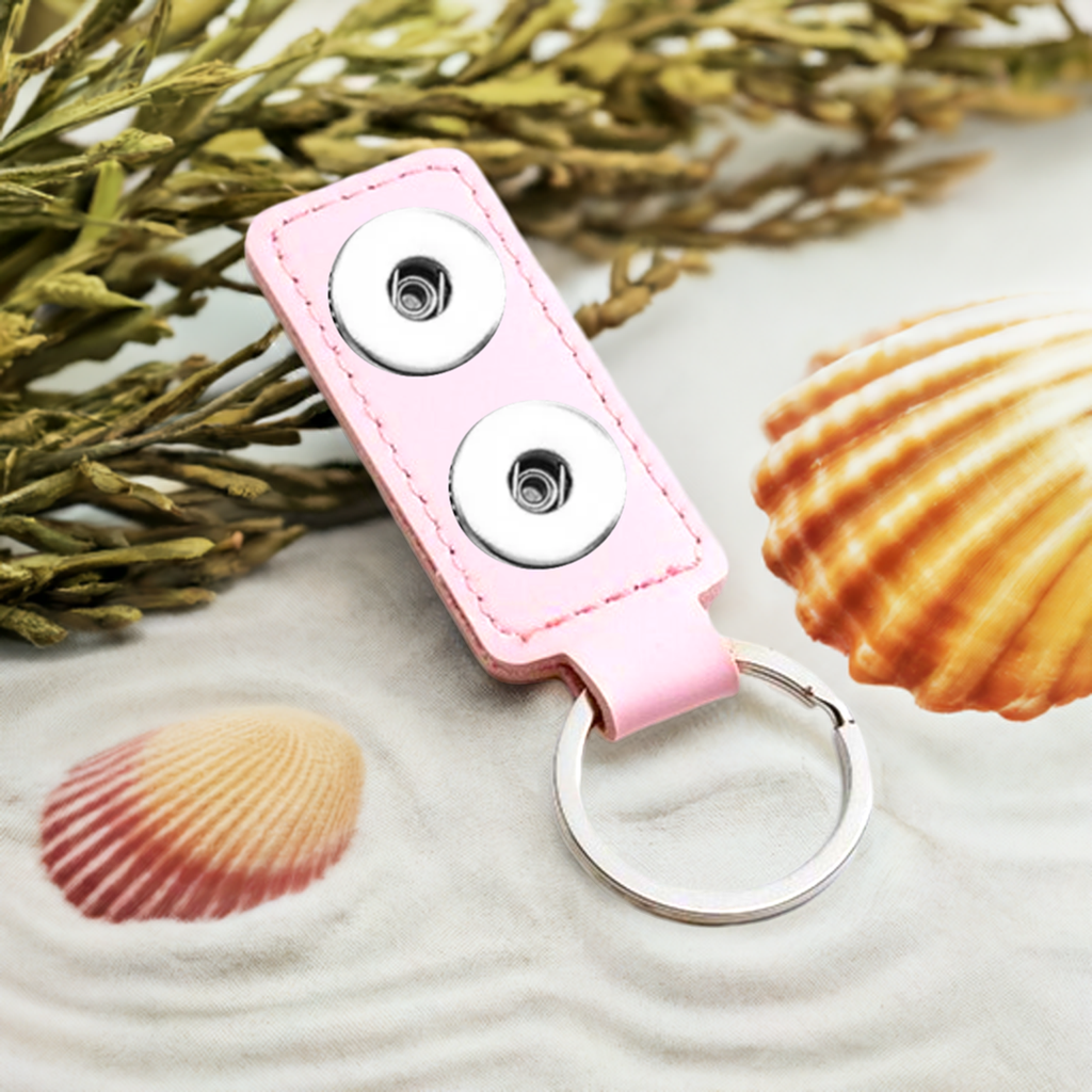 Statement 2 Snap Keychain: Pink