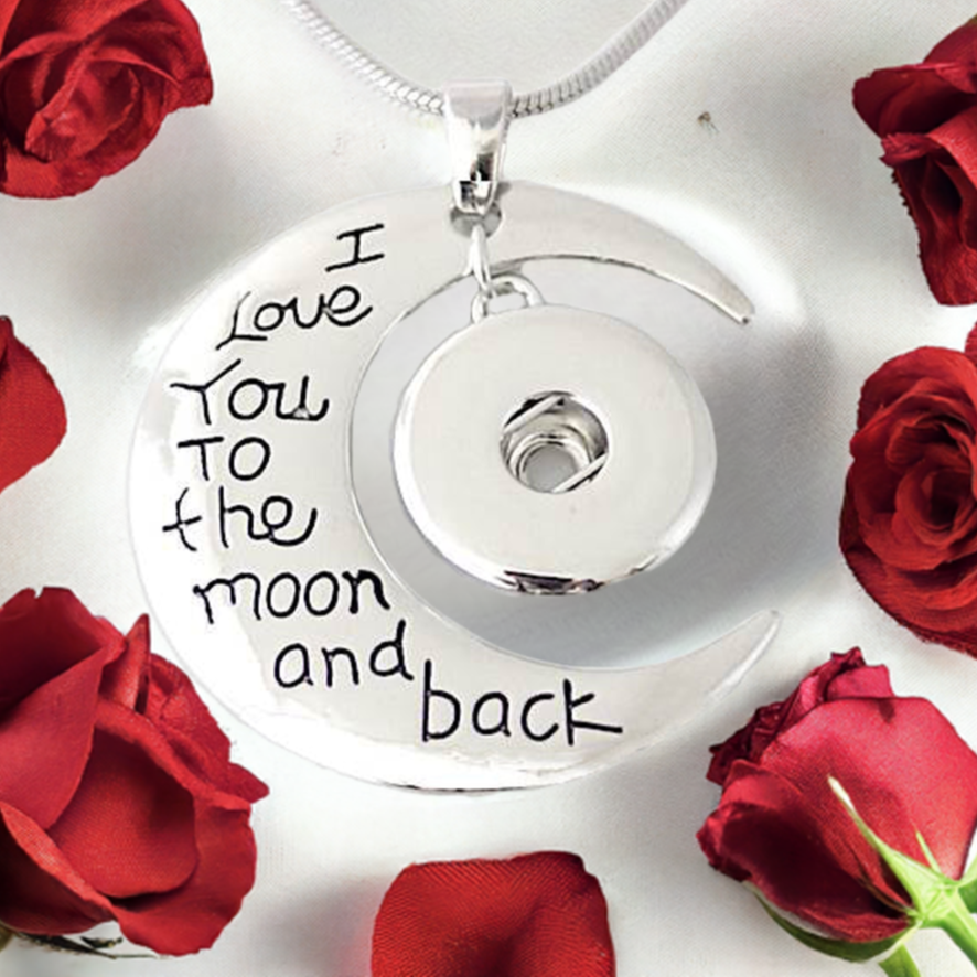 Petite I Love You To The Moon & Back Necklace