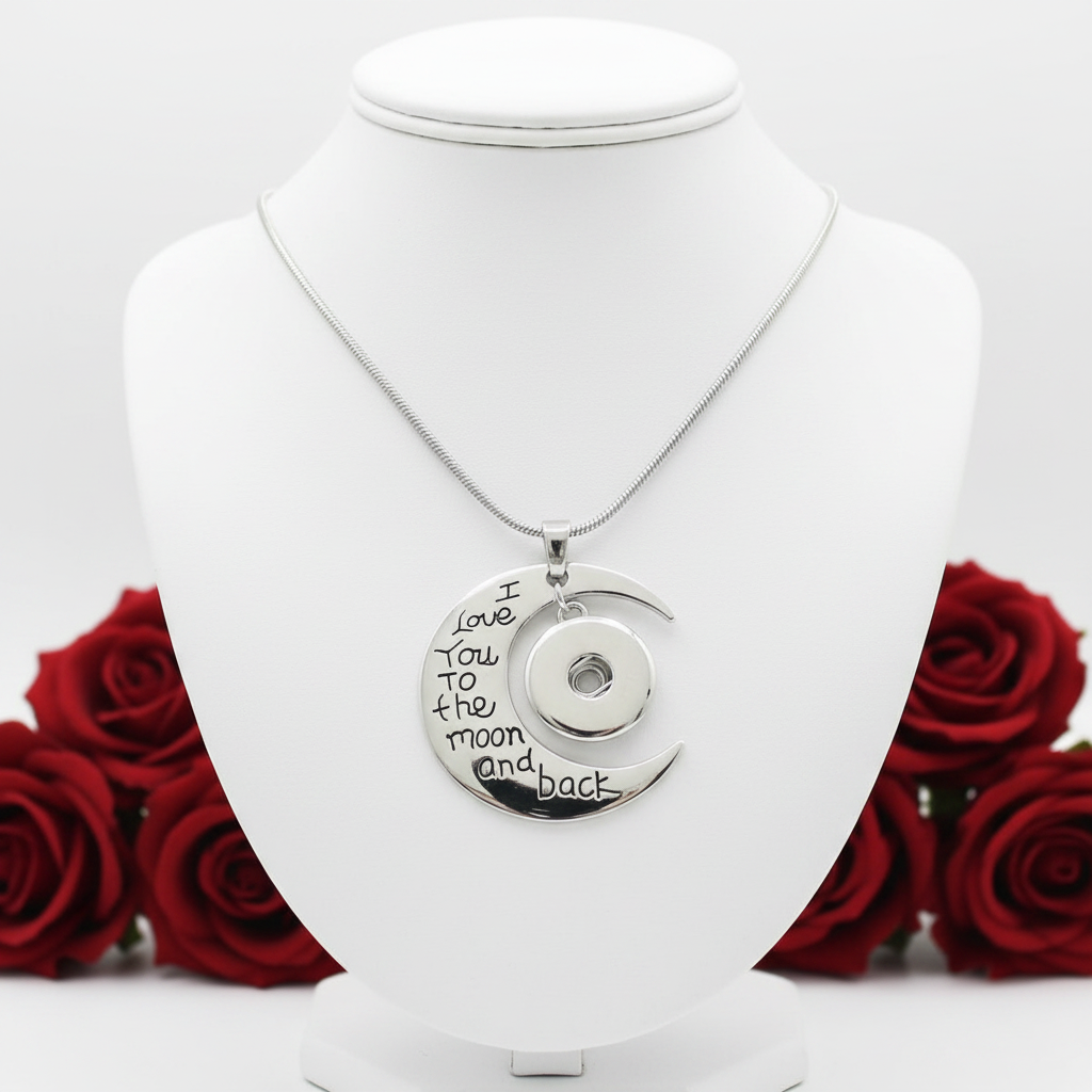 Petite I Love You To The Moon & Back Necklace