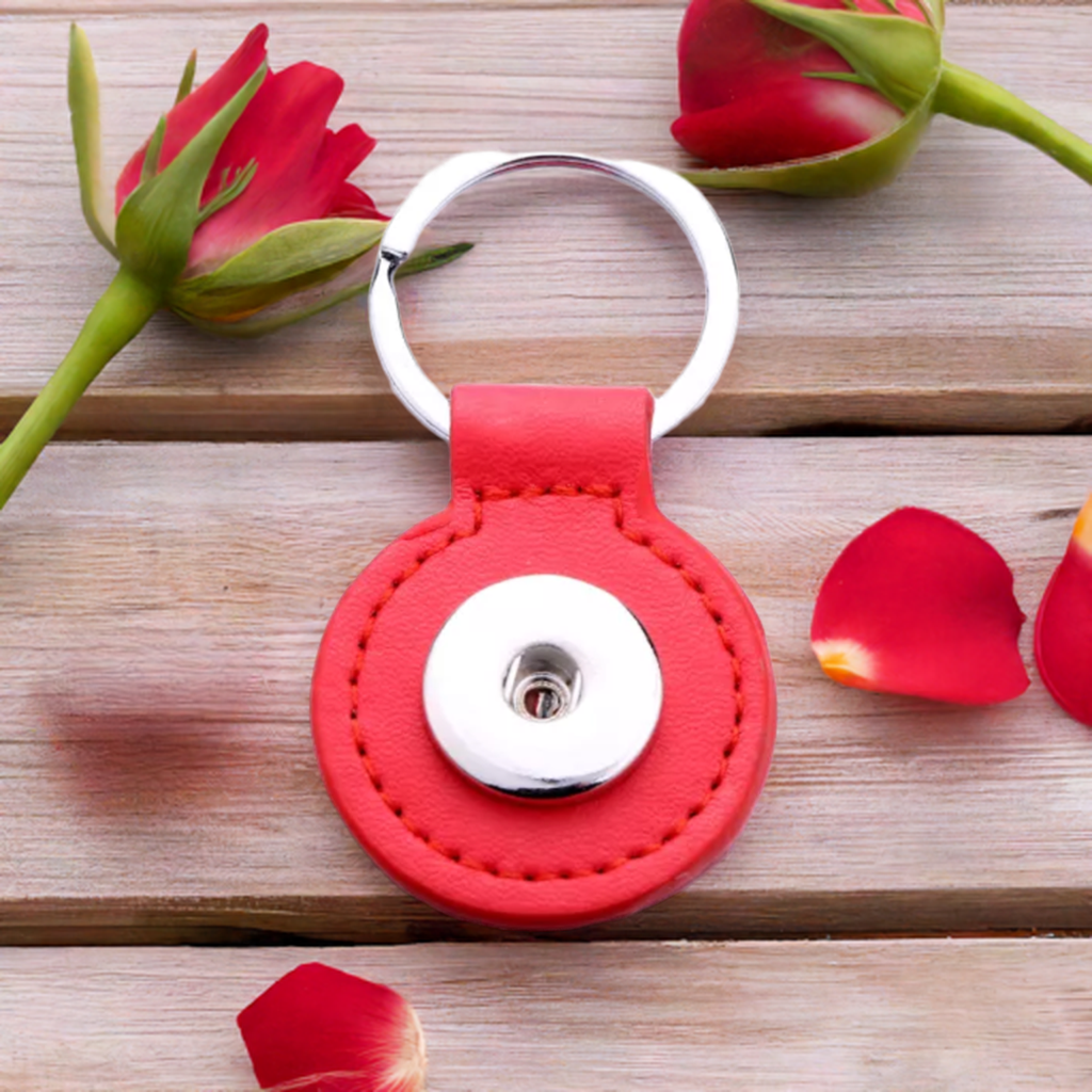 Statement 1 Snap Keychain: Red