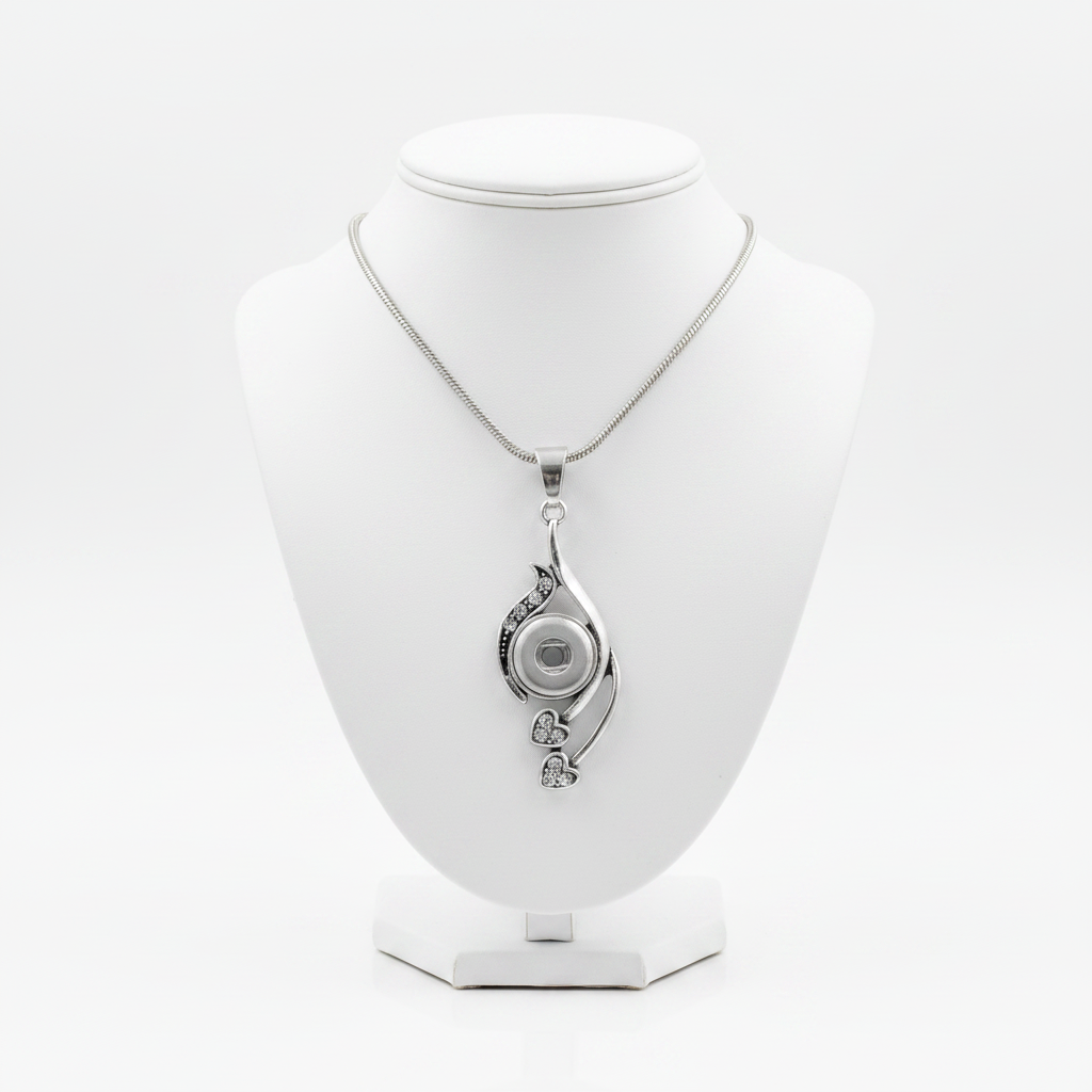 Petite Wrapped Hearts Necklace