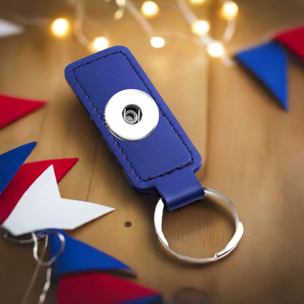 Statement 1 Snap Keychain: Deep Blue