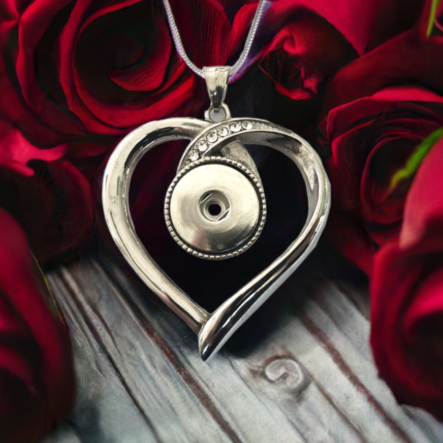 Statement Stainless Steel Heart Necklace