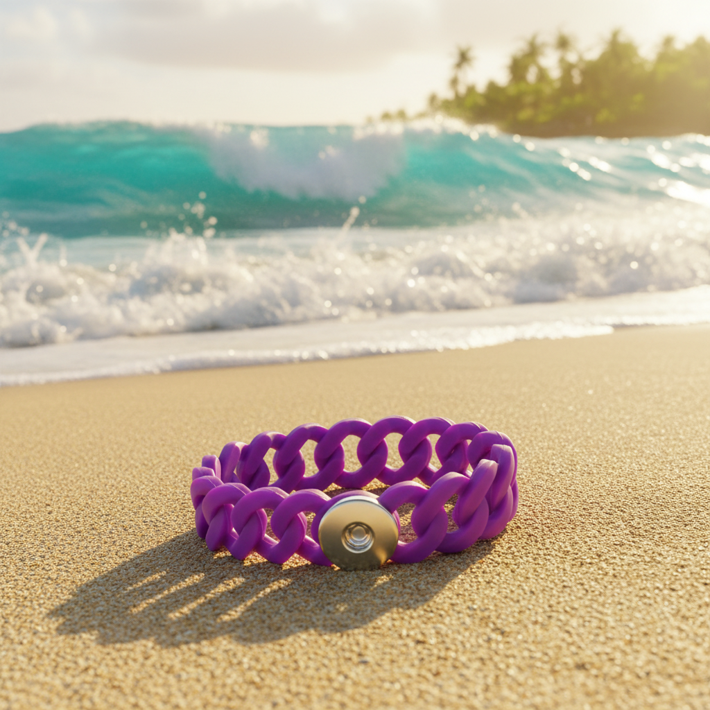 Statement Silicone Stretch Bracelet