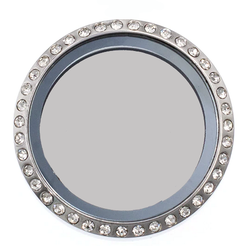 Statement Crystal Circle Snap Locket