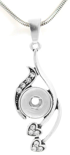 Petite Wrapped Hearts Necklace