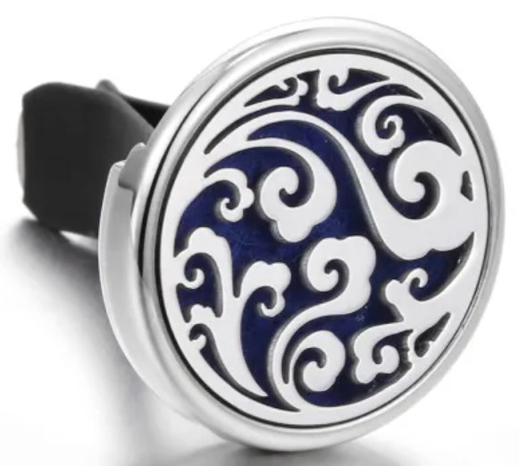 Silver Waves Vent Clip