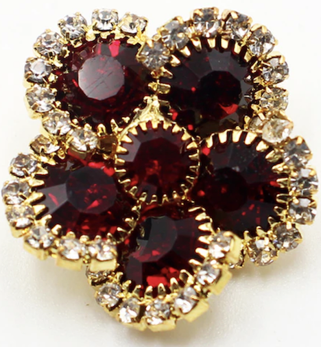 Statement Crystal Swirls Snap