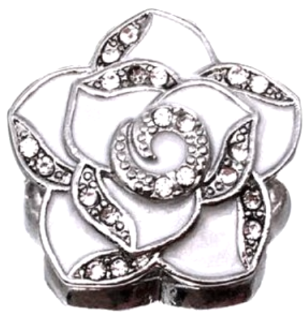 Statement Bling Swirl Flower Snap