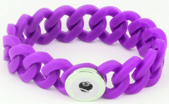 Statement Silicone Stretch Bracelet