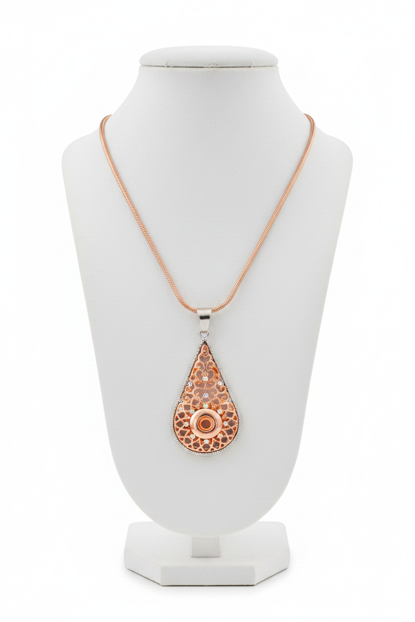 Petite Rose Gold & Silver Necklace