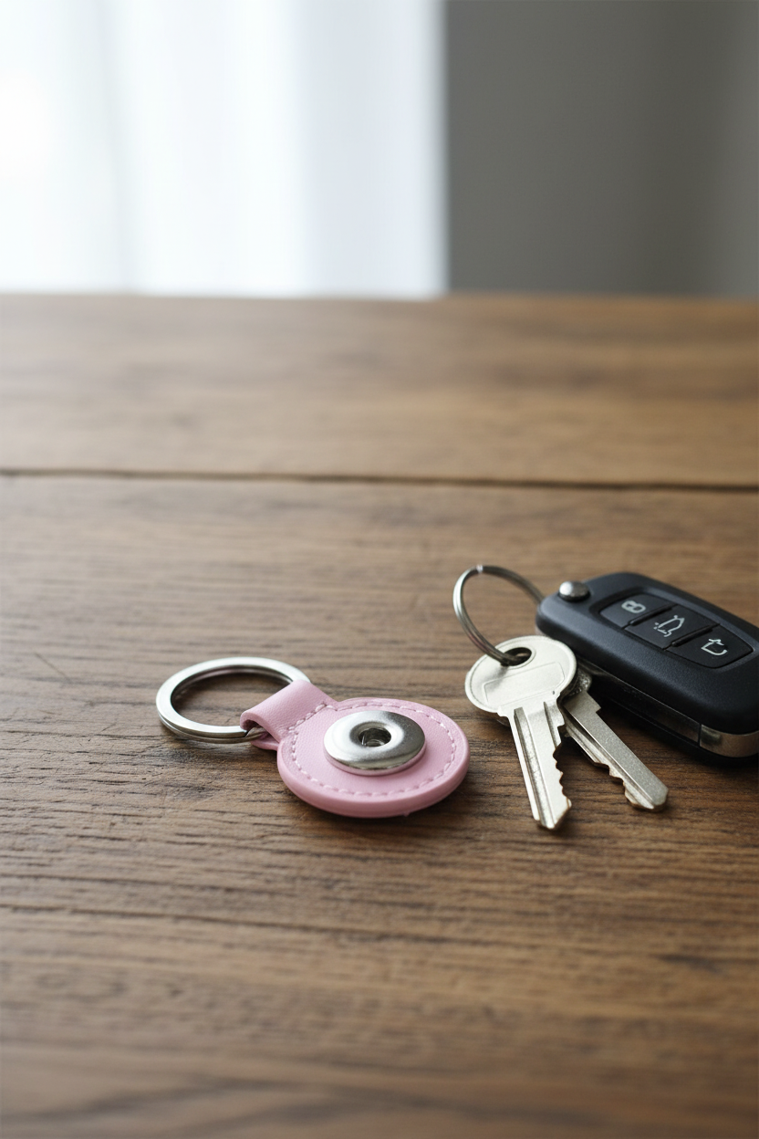 Statement 1 Snap Keychain/Purse decoration: Pink