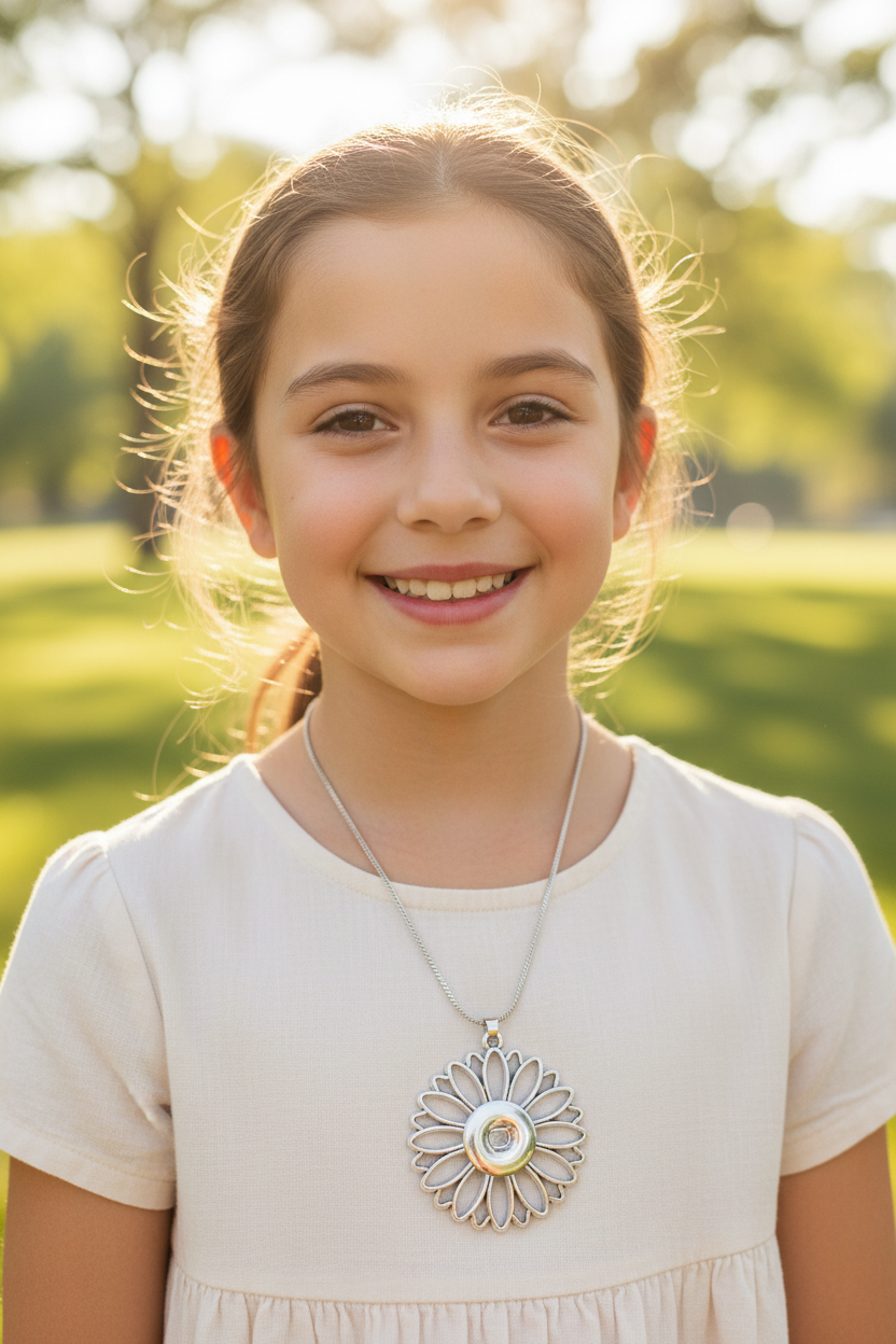 Statement Sunflower Necklace