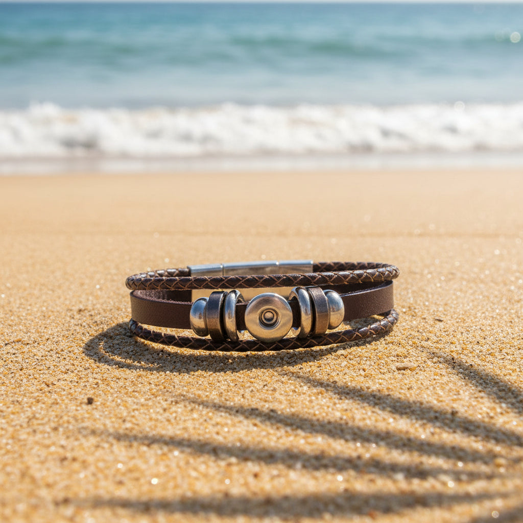 Petite Brown Weave Bracelet