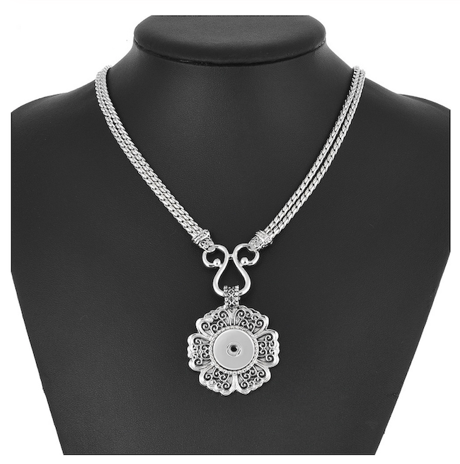 Statement Vintage Swirls Necklace