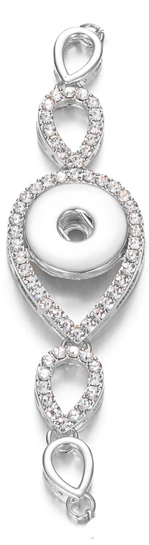 Statement Crystal Loop Bracelet