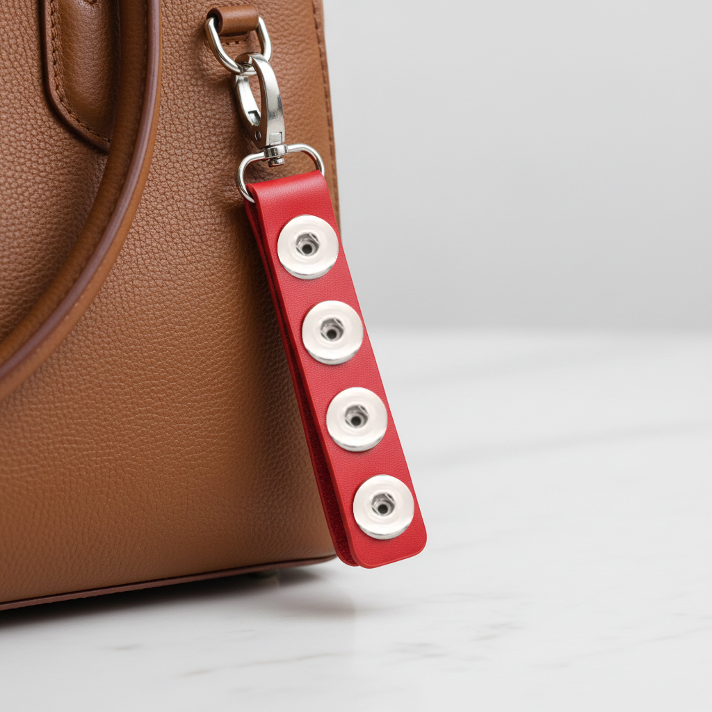 Statement 4 Snap Keychain/Bag Tag
