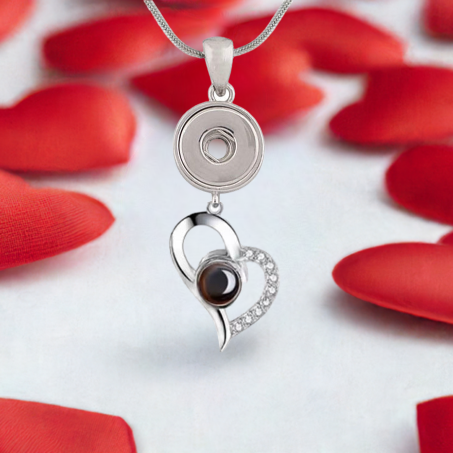 Petite "I Love You In 100 Languages" Snap Necklace