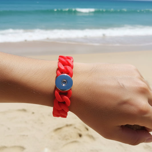 Statement Silicone Stretch Bracelet