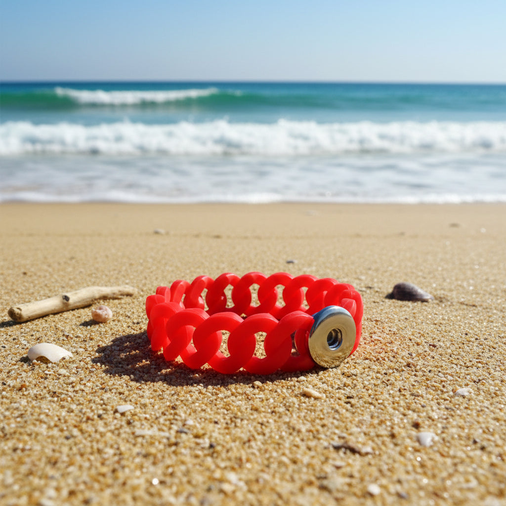 Statement Silicone Stretch Bracelet