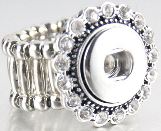 Petite Crystal Stretch Ring