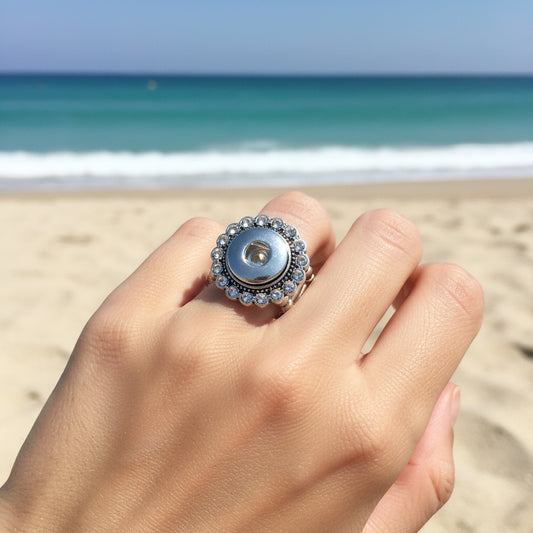 Petite Crystal Stretch Ring