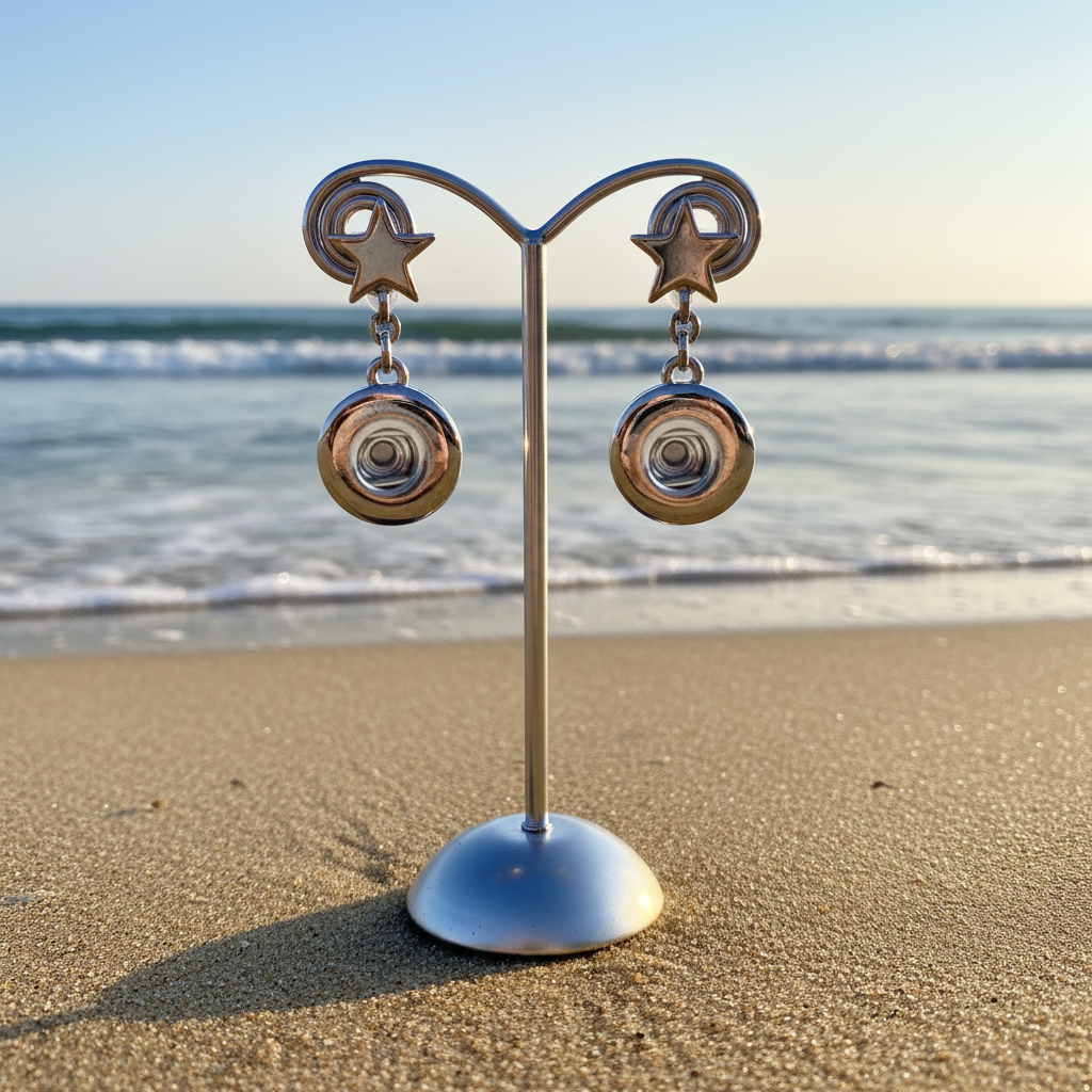 Petite Silver Star Earrings